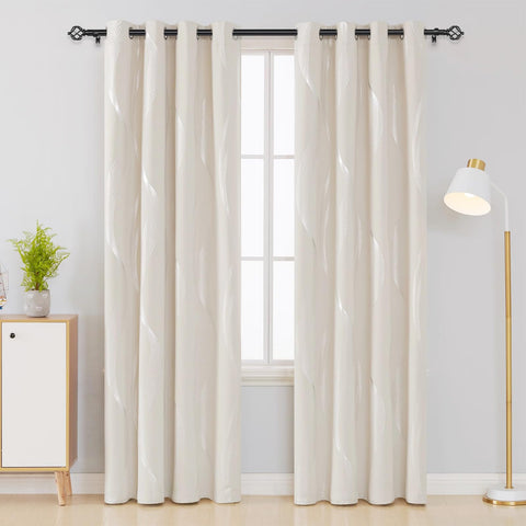 KAMANINA three-quarter-inch outer rod provides sturdy support for heavier drapes.