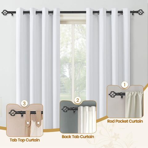 KAMANINA twisted cage finials add decorative flair to any room.