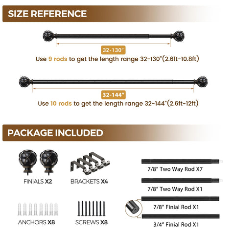 KAMANINA compatible with tab top back tab rod pocket and grommet styles