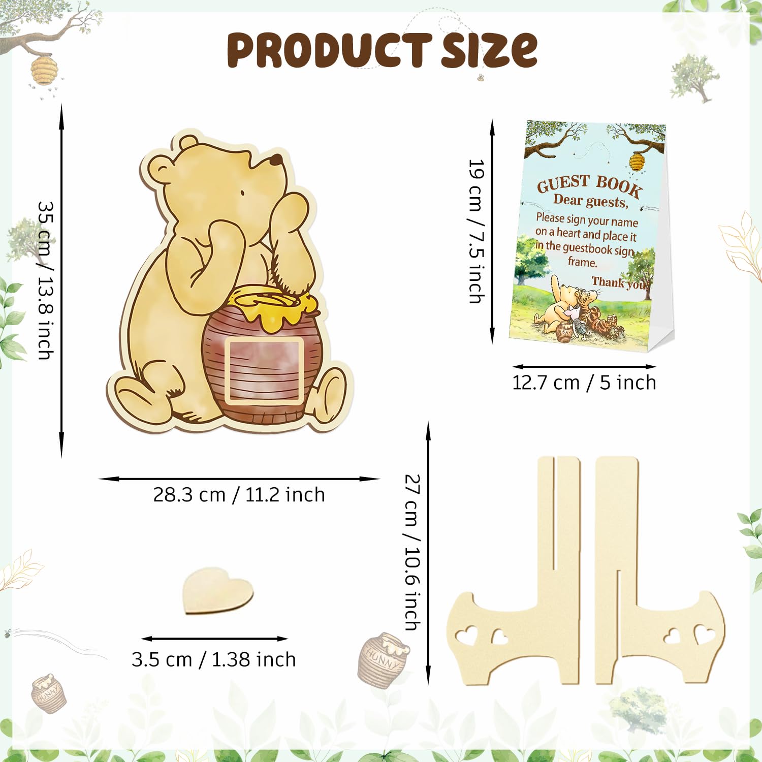 KAMUFU wooden heart slices capture memories for keepsake display.