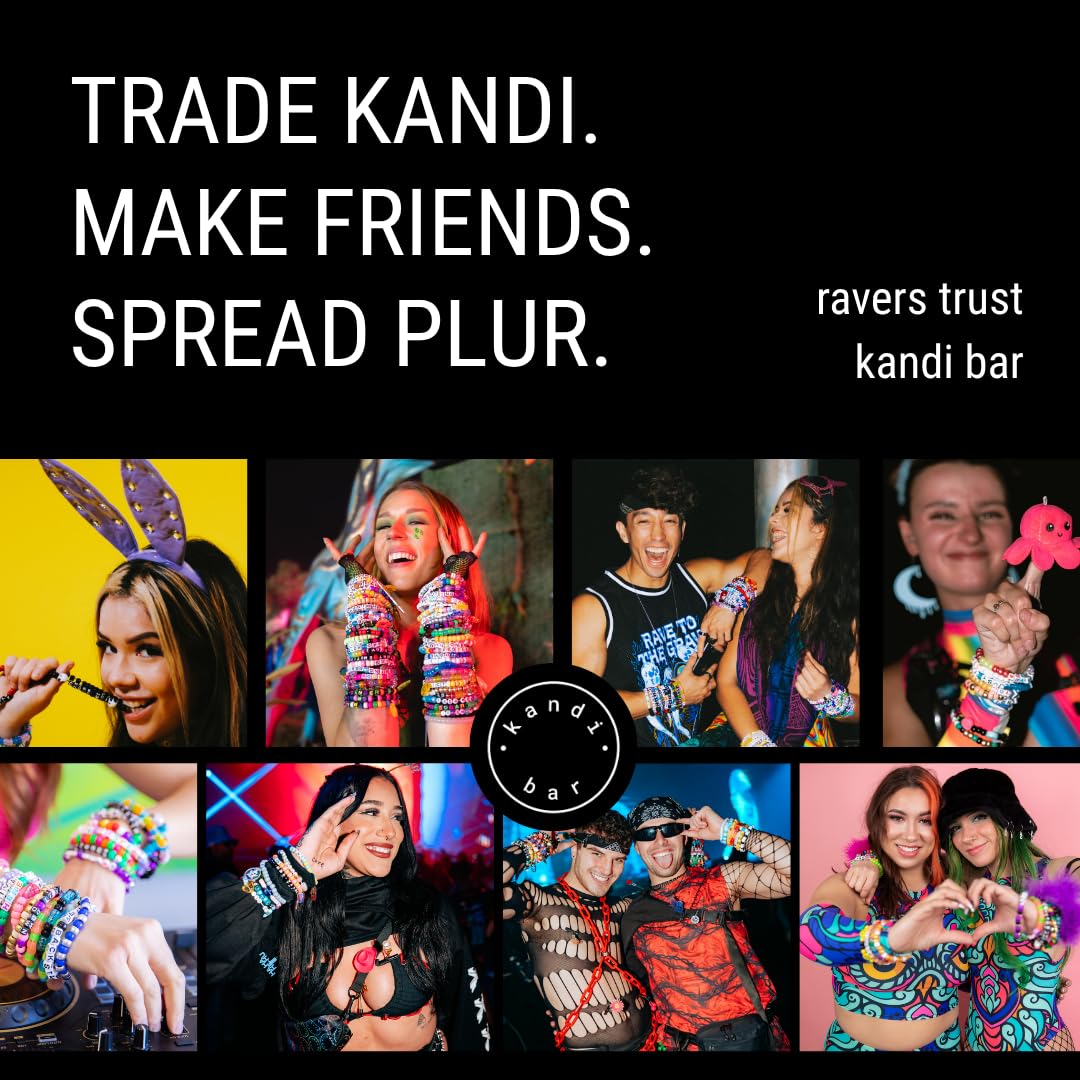 KANDI BAR EDM Life festival-ready bracelets suit any raver gathering.