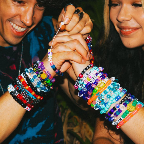 KANDI BAR party-hard plur-moments designs celebrate festival community.