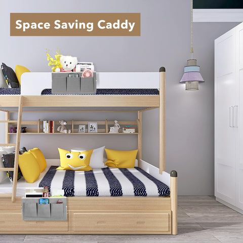 Kanrichu Bedside Caddy ideal for dorms and loft rooms to stay organized.