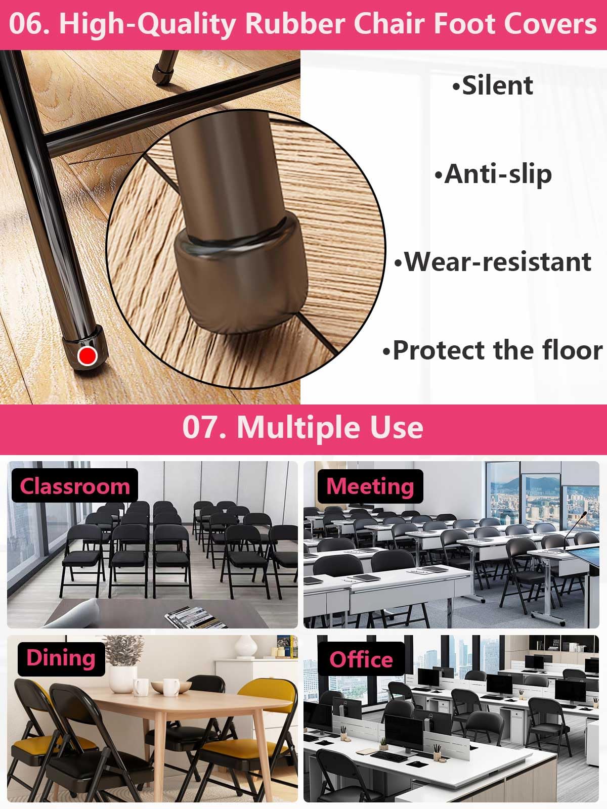 KAOCHA compact chair set for quick event setup.