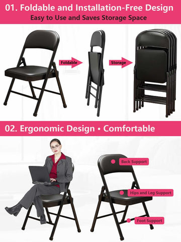 KAOCHA folding chair for versatile indoor and outdoor use.