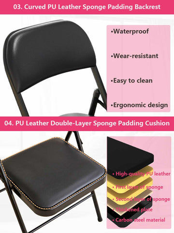 KAOCHA stackable steel chair saves space during events.