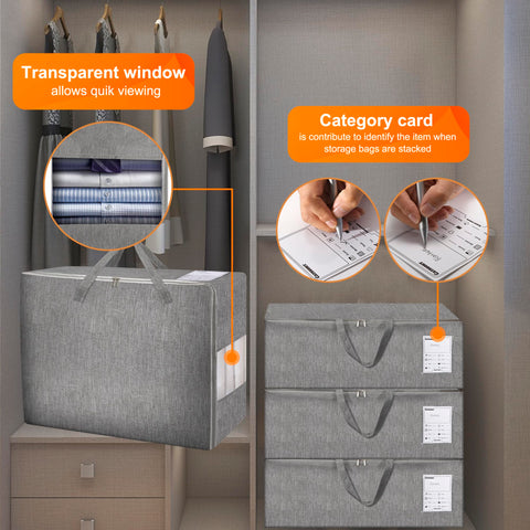 Karceyworth foldable storage design saves space when not in use.