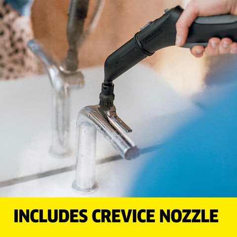 Kärcher SC3 EasyFix accessory pack includes hand and floor nozzles for versatile cleaning.