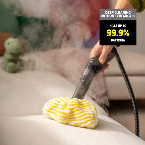 Kärcher SC3 EasyFix floor nozzle with Lamella technology delivers edge-to-edge steam coverage.