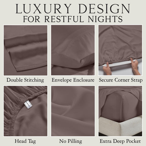 KARISSA MAE bamboo fabric closeup reveals smooth, breathable texture