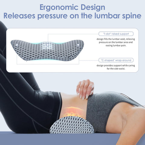 Kasney 4D air-cooled mesh keeps your back cool.