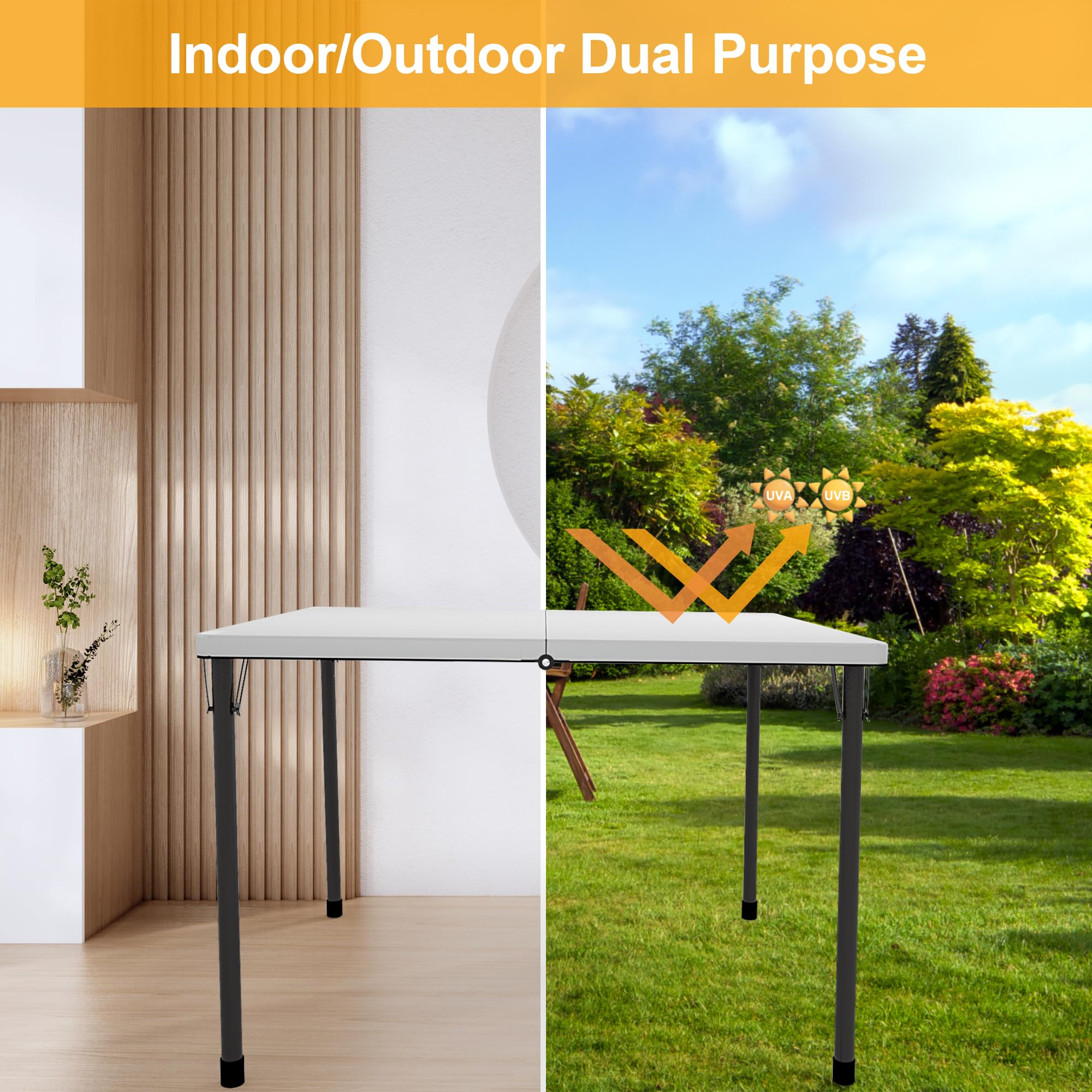 Kasunpul indoor-use folding table ideal for work or play.