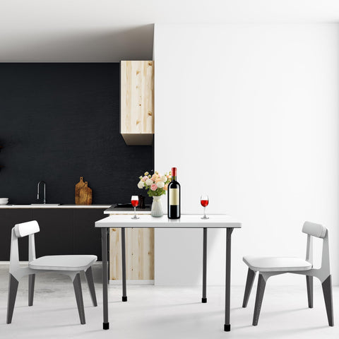 Kasunpul table steel legs with 0.87 inch diameter ensure stability.