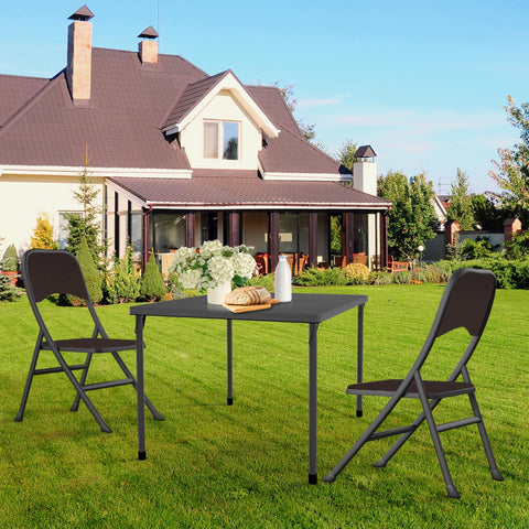 Kasunpul folding table with sturdy legs for stable support.