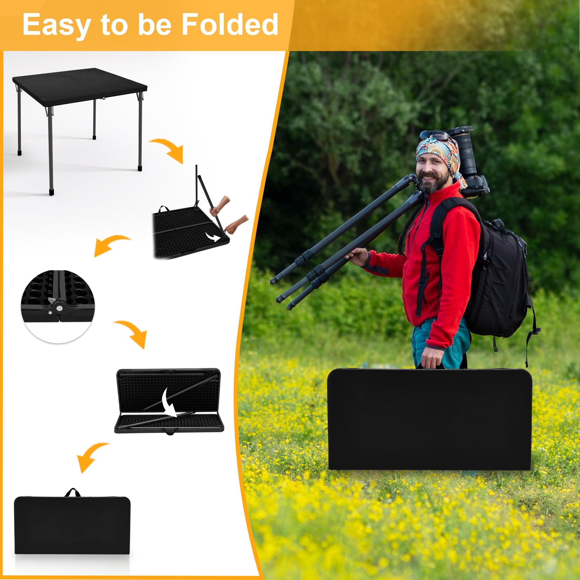 Kasunpul multi-purpose table suitable for camping, office, and events