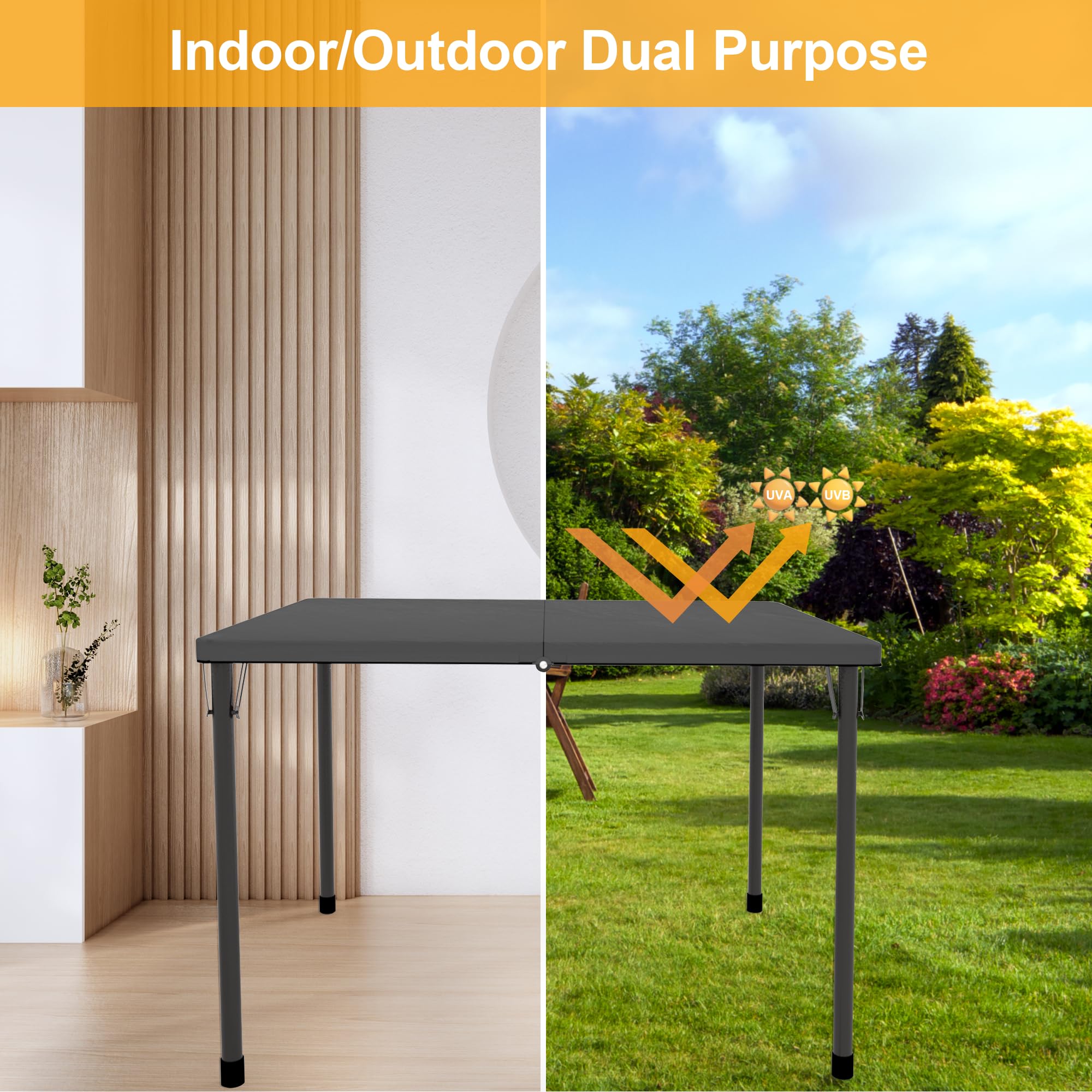 Kasunpul table supports up to 165 lbs for versatile tasks.