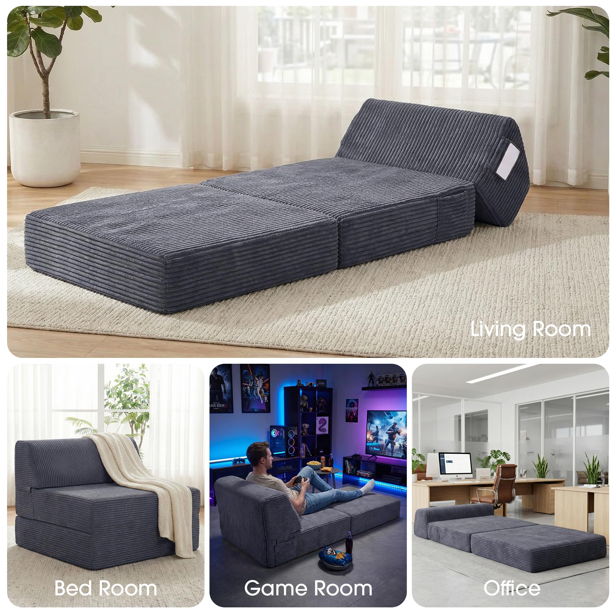 Kasunpul versatile room setup suits apartments, dorms, small homes.