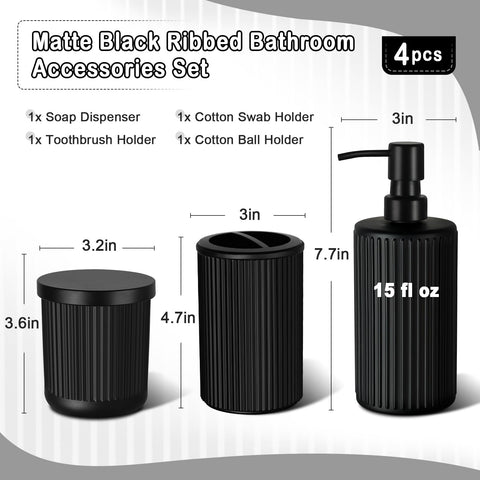 Kasunting matte black toothbrush holder keeps brushes neatly organized and accessible