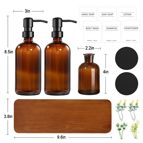 Kasunting wooden riser tray keeps counters tidy and dry.
