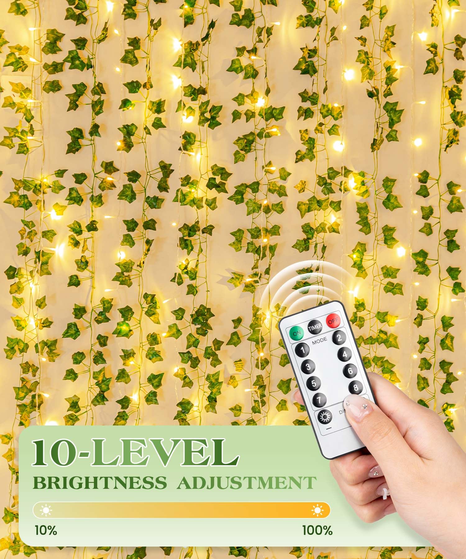 KASZOO easy-install ivy garland for quick decorating.