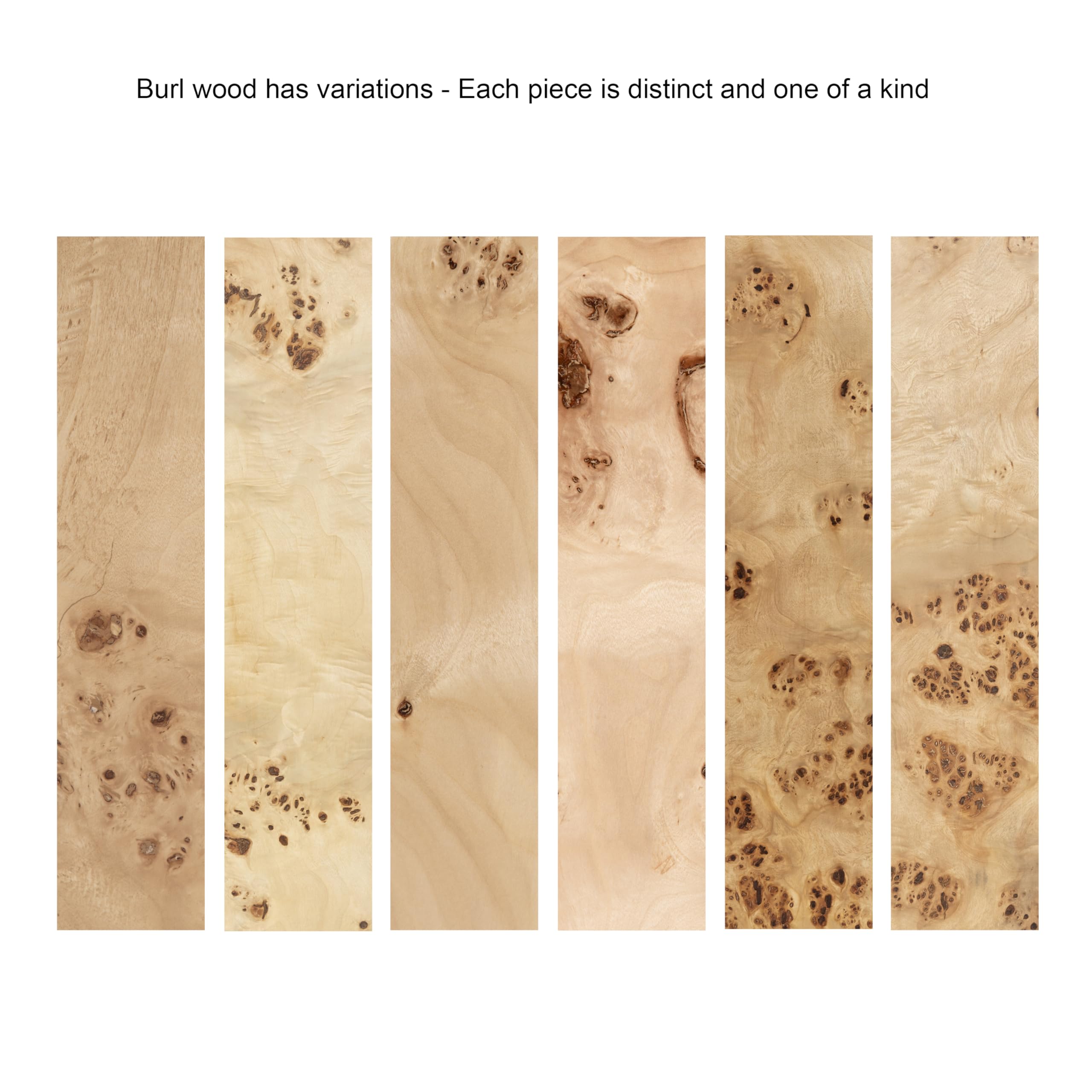 Kate and Laurel Burlock burlwood texture adds refined decor