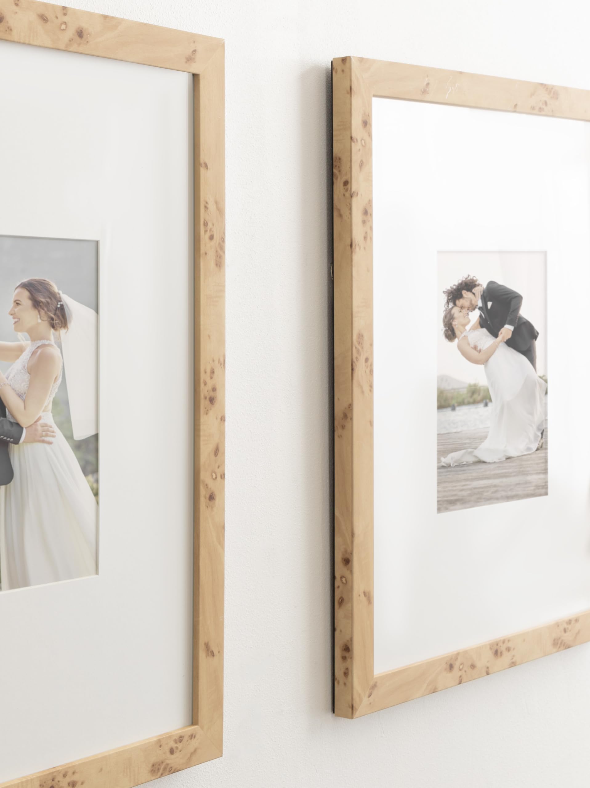 Kate and Laurel Burlock lightweight polystyrene with burlwood look