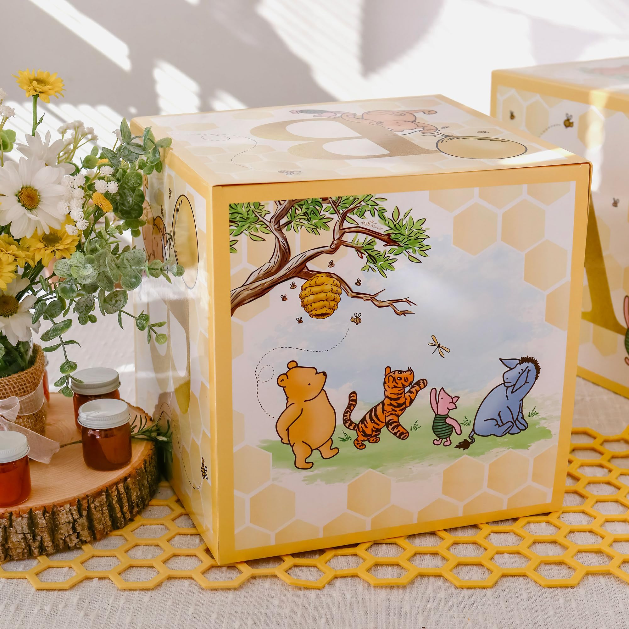 Kate Aspen baby blocks are easy to assemble and fold flat for storage