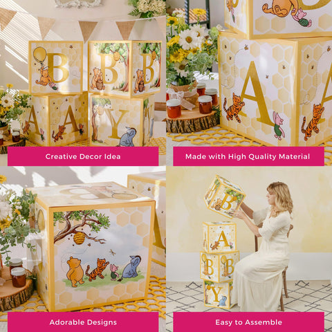 Kate Aspen honey bear boxes versatile table decor and theme accents