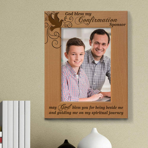 Kate Posh 4x6 photo frame with glass front for protective display.