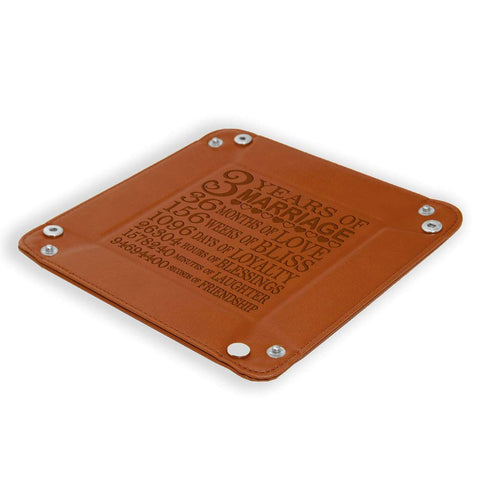 Kate Posh gift-ready tray captures anniversary elegance for gifting.