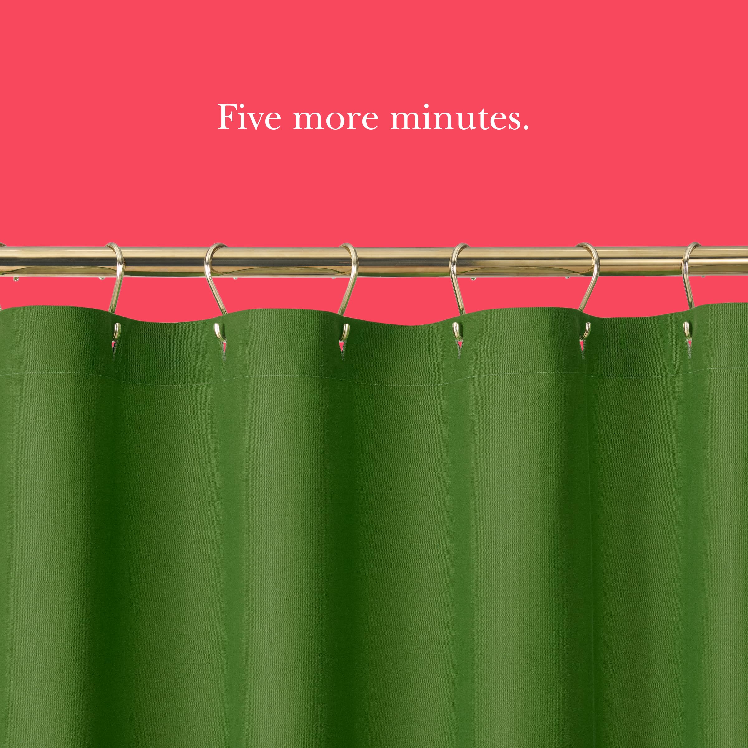 kate spade new york cotton shower curtain soft, durable fabric and color-block design.