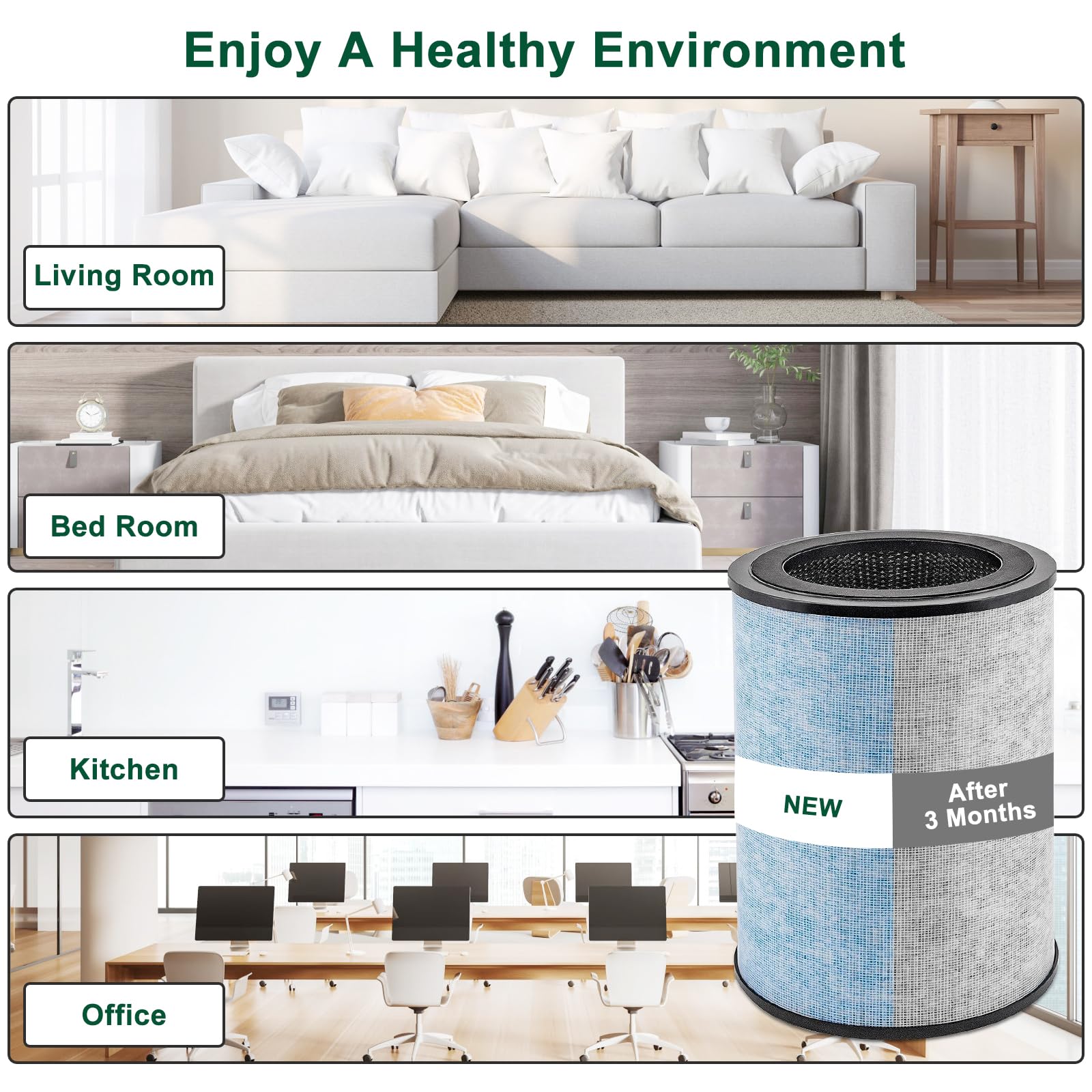 Katerelis AP300 activated carbon layer close-up reduces odors