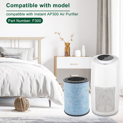 Katerelis AP300 filter packaging highlights two-pack value and compatibility