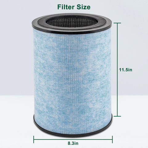 Katerelis AP300 filter dimensions 11.4 by 8.3 inches