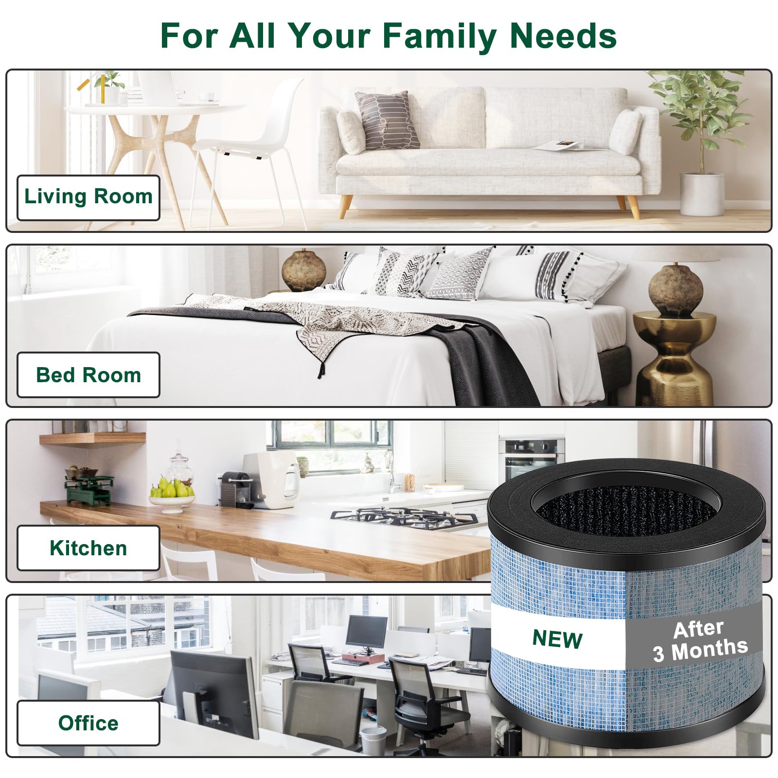 Katerelis true filter enables advanced particle filtration up to 0.3 microns.