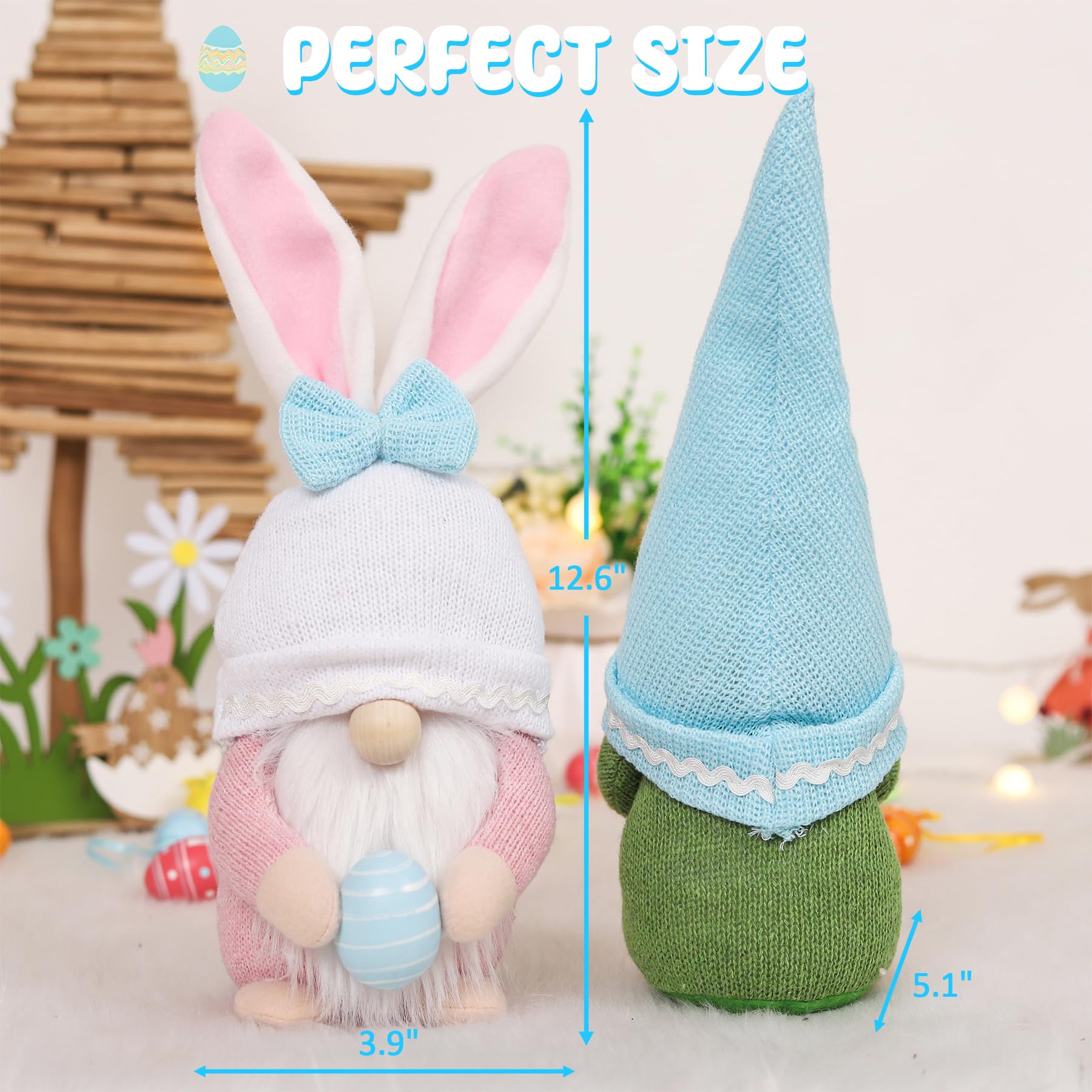 Katlymio gnomes feature long white beards for whimsy