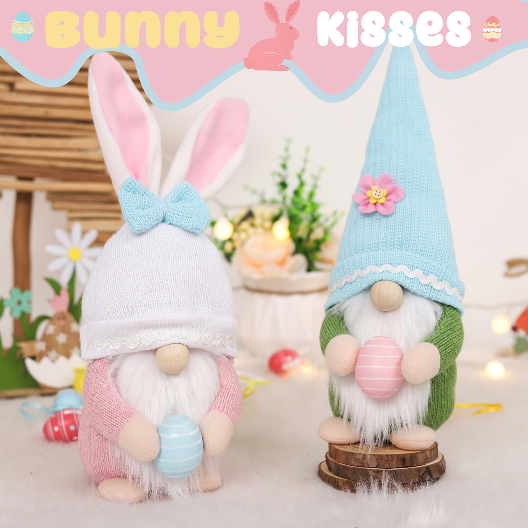 Katlymio wooden noses on gnomes for playful tomte style