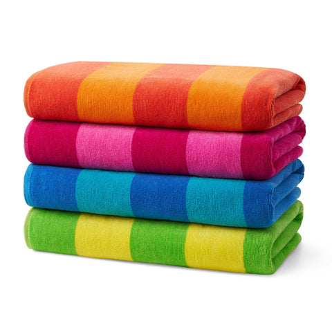 BEN KAUFMAN Absorbent Quick-Dry Beach Towel 29x58 for easy post-swim drying