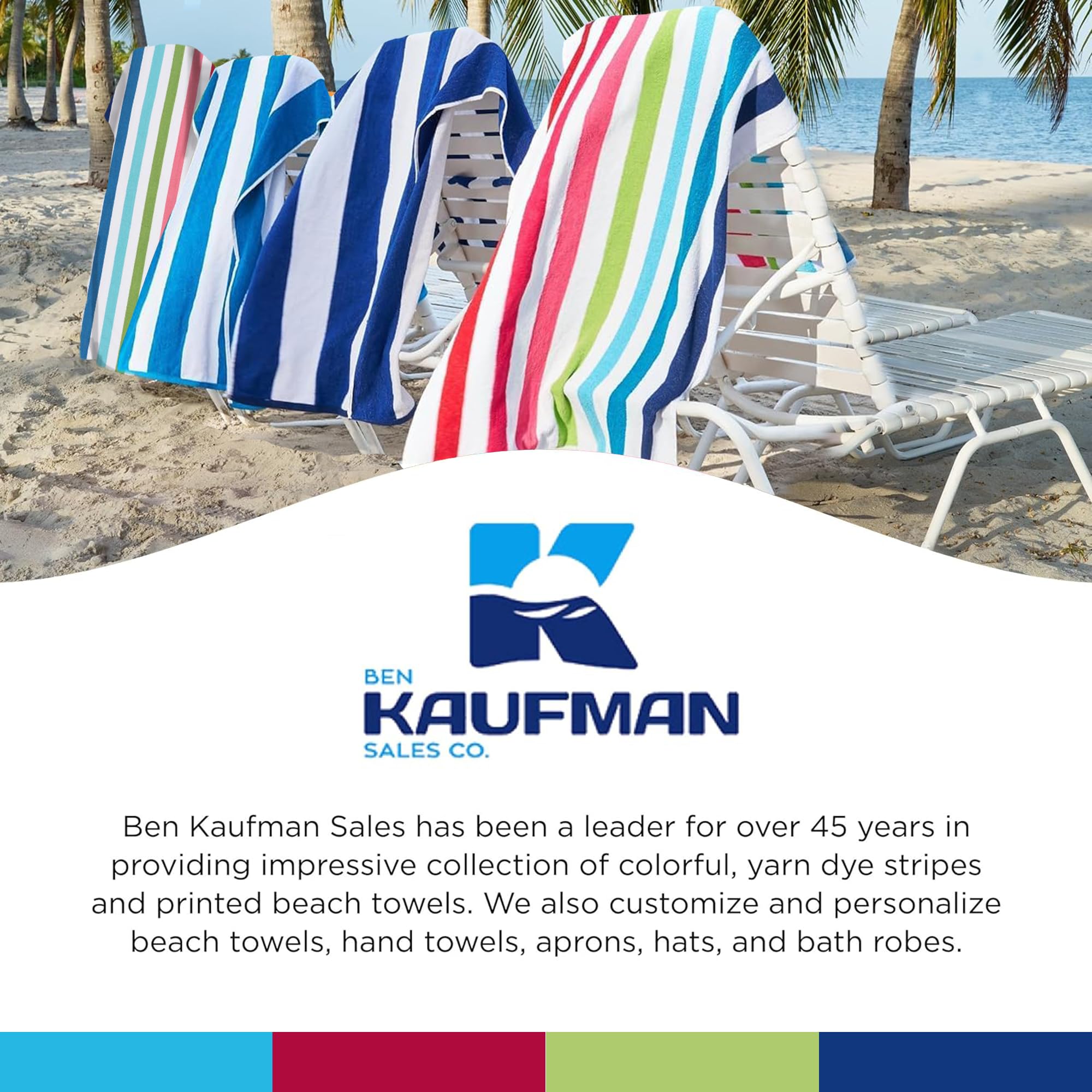 Kaufman lounging on beach towel creates a relaxed poolside vibe