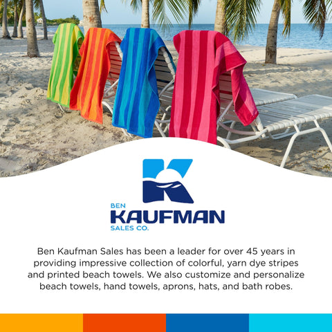 BEN KAUFMAN Multipurpose beach towel suitable for poolside, beach, or gym