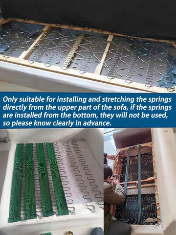 Kaupuar lever stretcher couch sagging repairs with reliable results.
