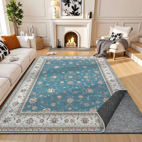 Kautudrum rug pad easy to install under a 6x9 rug
