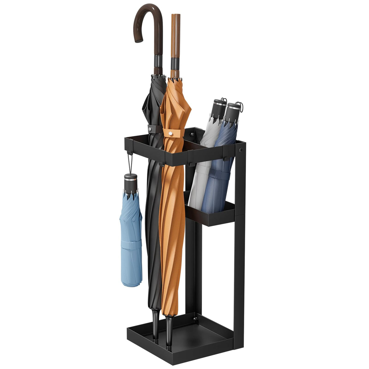 Kawaiita umbrella stand steel rack keeps entryways organized and stable.