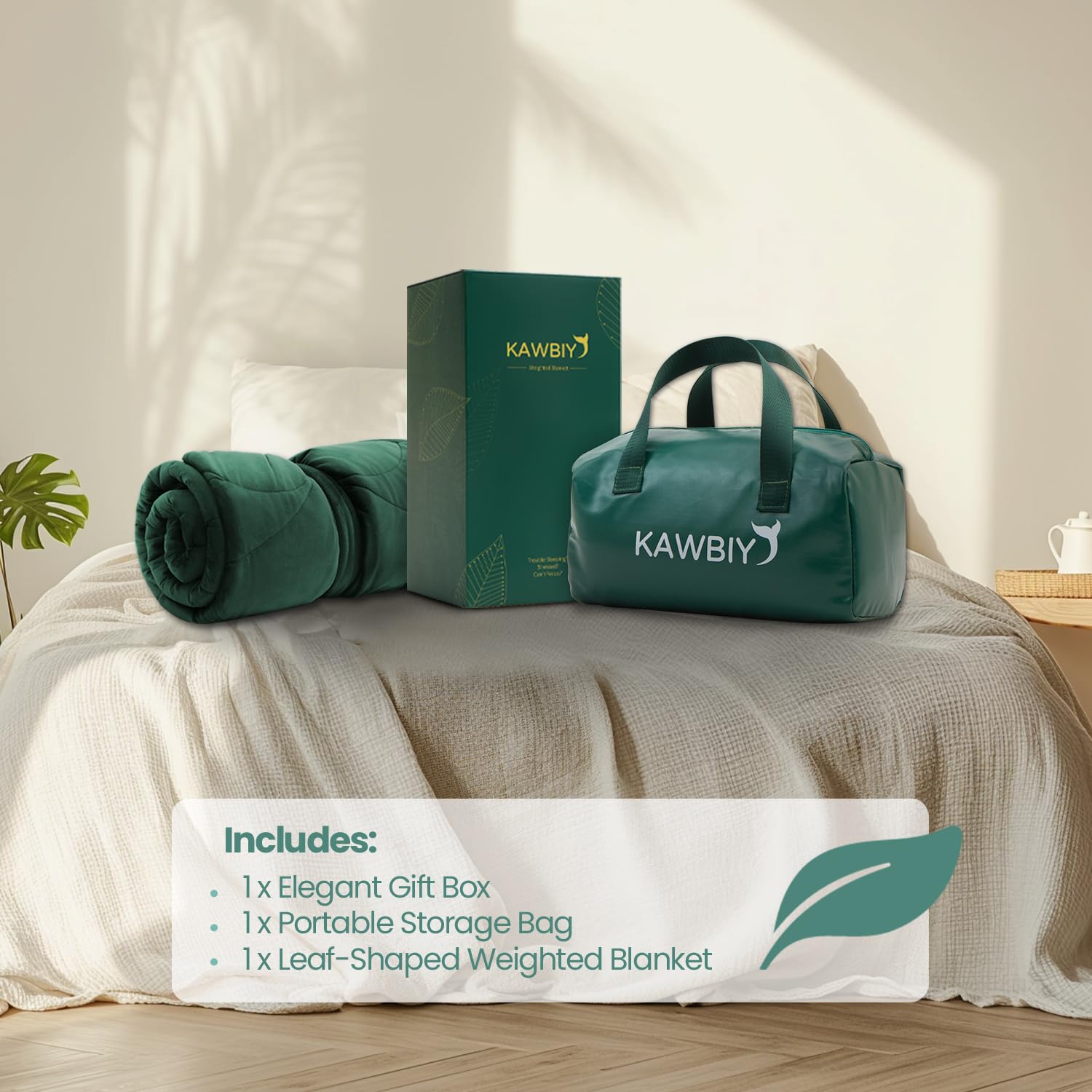 KAWBIYJ green shade adds versatile style for gifts and everyday life.