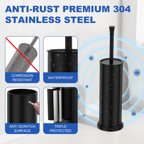 Kaxnuaxu stainless steel brush highlights rustproof durability for long-term use.