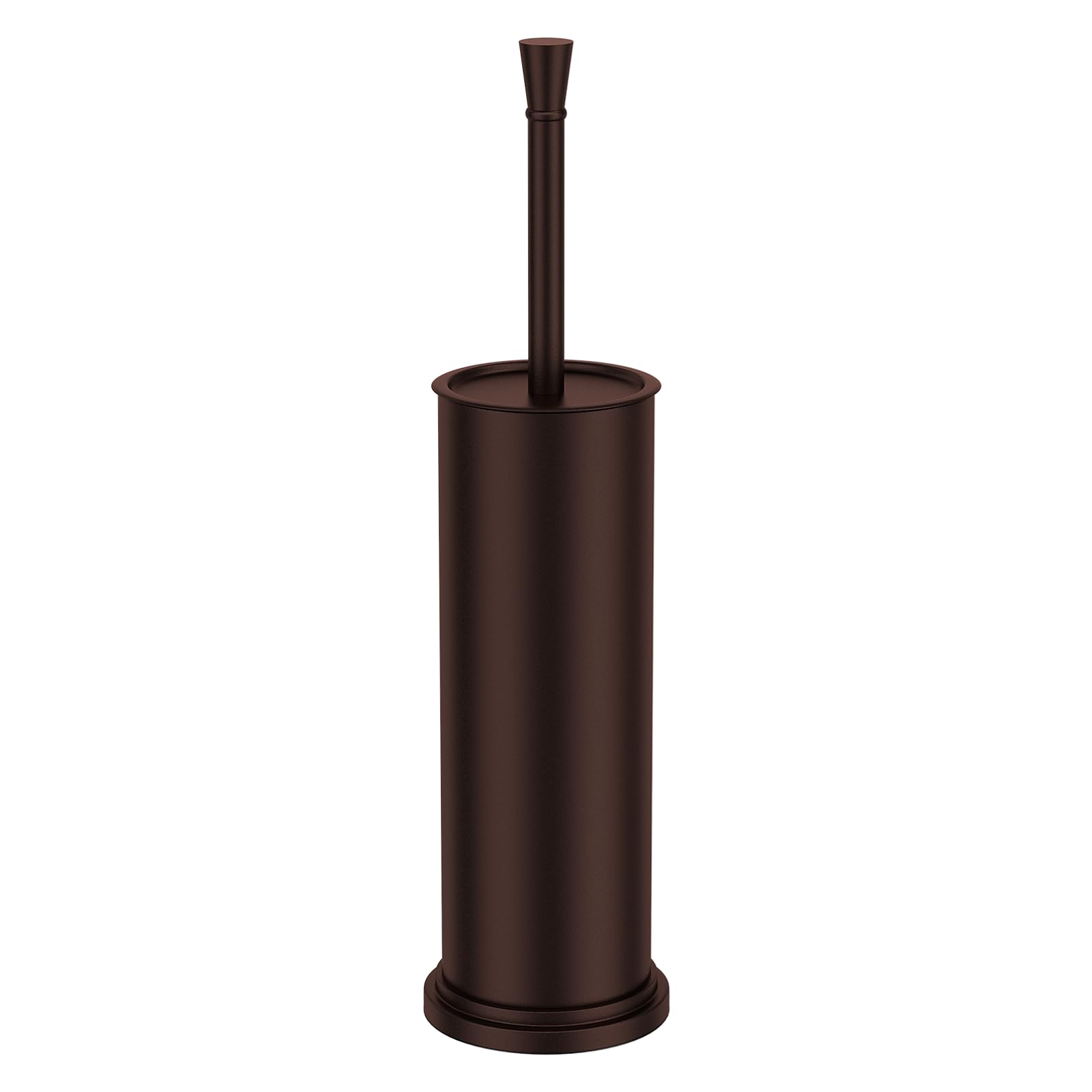 Kaxnuaxu toilet brush and holder set in stainless steel for a sleek bathroom.