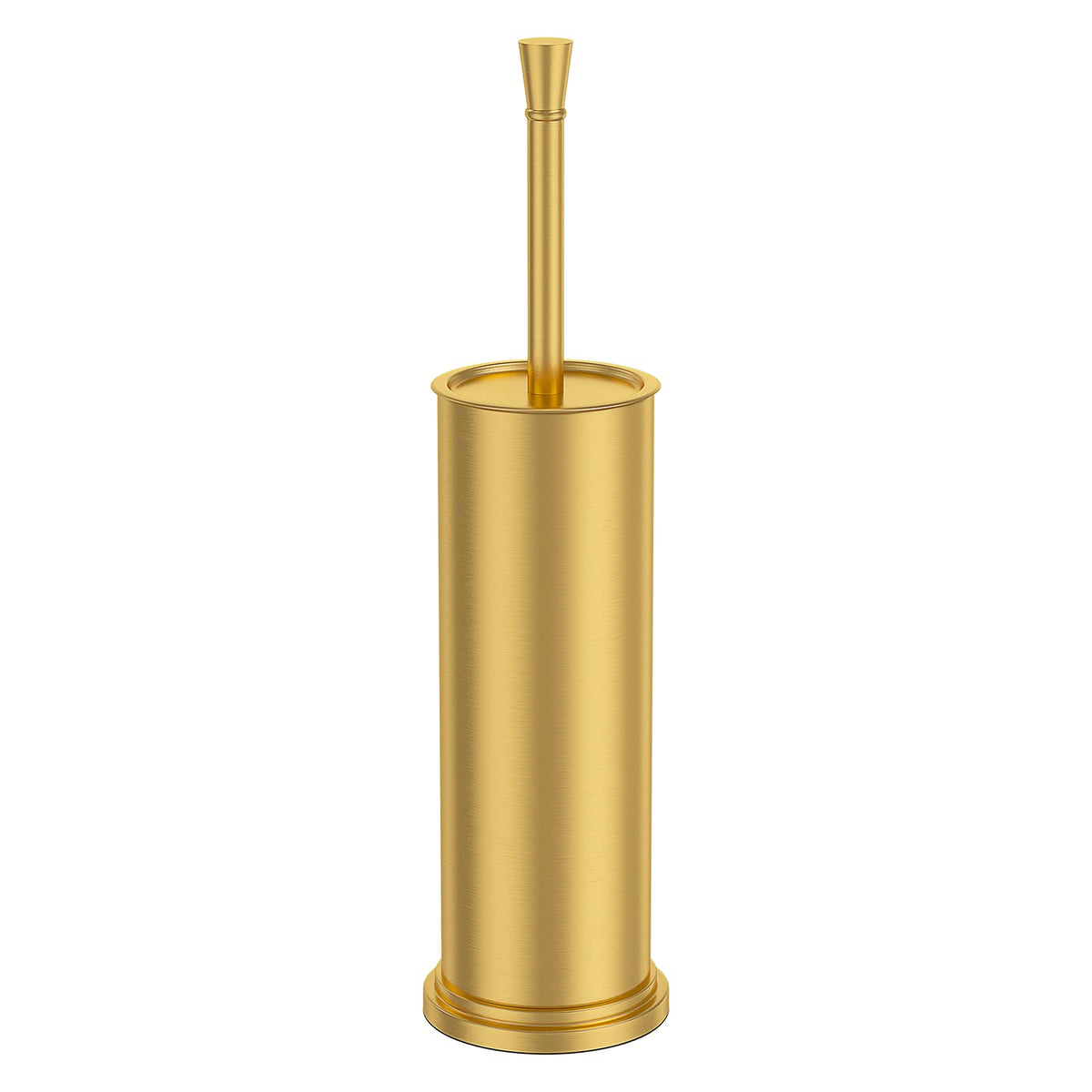 Kaxnuaxu toilet brush and holder set displayed on a bathroom shelf for organized cleaning.
