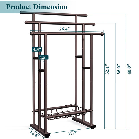 Kayfia easy-installation towel rack ready to place beside tub or shower