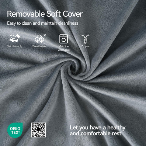 Kayfia Reading Pillow gel memory foam offers balanced support