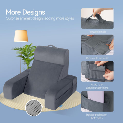 Kayfia Reading Pillow removable cover is machine washable